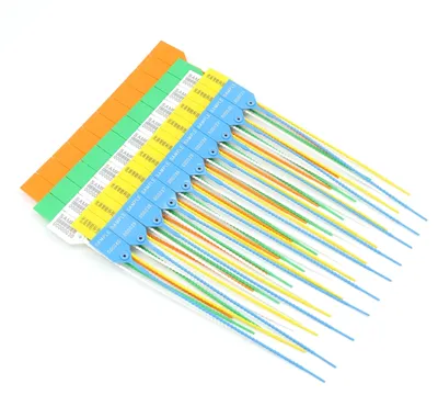 Sele plastik ak nimewo seri